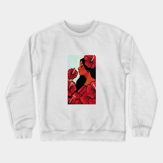 Flor de Maga Crewneck Sweatshirt by rebecaalvarezz